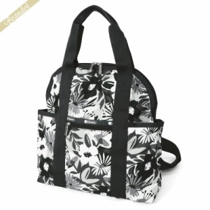 レスポートサック LeSportsac レディース リュックサック DOUBLE TROUBLE 2way ミニボストンバッグ 花柄 グレー系 2442 F637