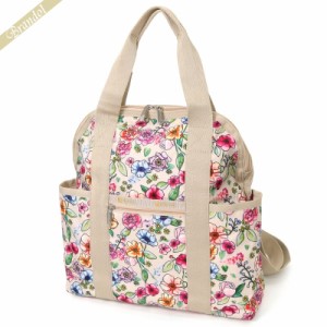 レスポートサック LeSportsac レディース リュックサック DOUBLE TROUBLE 2way ミニボストンバッグ 花柄 ピンクベージュ 2442 F654