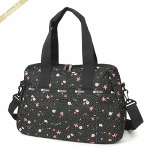 レスポートサック LeSportsac レディース ボストンバッグ HARPER BAG 2way 旅行バッグ ドット 花柄 ダークグレー 3356 F670