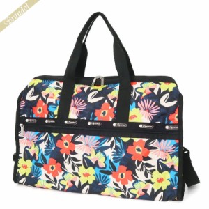 レスポートサック LeSportsac レディース ボストンバッグ DELUXE LG WEEKENDER 2way 旅行バッグ 花柄 ブラック系マルチカラー 4319 F636