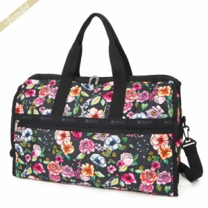 レスポートサック LeSportsac レディース ボストンバッグ DELUXE LG WEEKENDER 2way 旅行バッグ 花柄 ブラック系 4319 F655