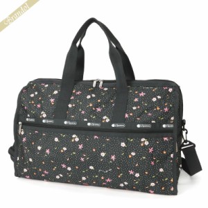 レスポートサック LeSportsac レディース ボストンバッグ DELUXE LG WEEKENDER 2way 旅行バッグ ドット 花柄 ダークグレー 4319 F670