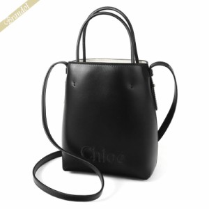 クロエ Chloe レディース ショルダーバッグ 縦型 2way ミニトートバッグ ブラック CHC23UP873 I10 001 【2023年春夏新作】