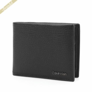 カルバンクライン Calvin Klein メンズ 二つ折り財布 ブラック K50K509616BAX