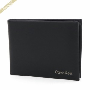 カルバンクライン Calvin Klein メンズ 二つ折り財布 ブラック K50K510599BAX