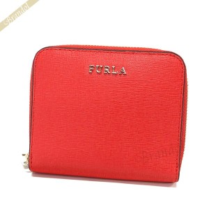 フルラ FURLA レディース 二つ折り財布 BABYLON バビロン スモールジップアラウンド ウォレット レザー レッド系 PR84 B30 DET / 962129