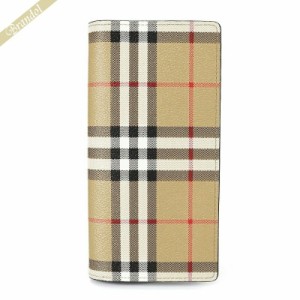 バーバリー BURBERRY メンズ 長財布 ヴィンテージチェック ベージュ系 8069819