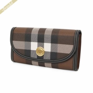 バーバリー BURBERRY レディース・メンズ 長財布 ヴィンテージチェック ブラウン系 8072668