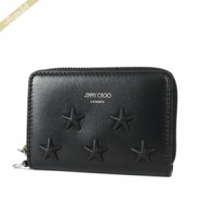 ジミーチュウ JIMMY CHOO メンズ・レディース 小銭入れ スタースタッズ コインケース オールブラック DANNY OAJ 0050