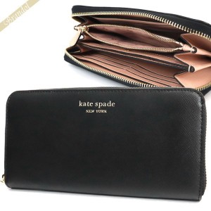 ケイトスペード kate spade レディース ラウンドファスナー長財布 スペンサー ジップ アラウンド ブラック PWR00281 001