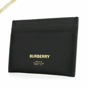 バーバリー BURBERRY メンズ カードケース 薄型 レザー ブラック 8011669