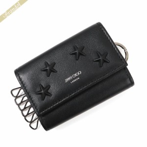 ジミーチュウ JIMMY CHOO メンズ・レディース キーケース スタースタッズ オールブラック HOWICK OAJ 0050 【2023年秋冬新作】