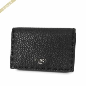 フェンディ FENDI メンズ 名刺入れ レザー カードケース ブラック 7M0222 F0GXN AP3B