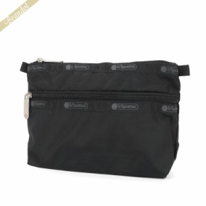 レスポートサック LeSportsac ポーチ COSMETIC CLUTCH 無地 ブラック 7105 5982