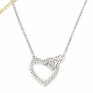 スワロフスキー Swarovski レディース ネックレス Lovely ラインストーン ハート ペンダント シルバー 5636444