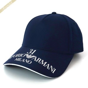 エンポリオアルマーニ EMPORIO ARMANI メンズ 帽子 31ロゴ ベースボールキャップ ネイビー 627881 2R565 00035