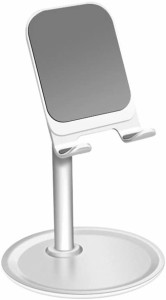 スマホスタンド タブレットスタンド スマホホルダー 卓上スタンド 角度調整自由自在 万能携帯電話卓上スタンド アルミ合金製 軽量 滑り止
