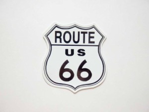 ルート66 ステッカー route66 USA バイク キャラクター カーステッカー ヘルメット