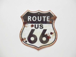 ルート66 ステッカー route66 USA バイク キャラクター カーステッカー ヘルメット