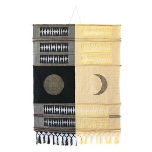 タペストリー 月と太陽 壁掛け アジアン雑貨 サロン 装飾 32S