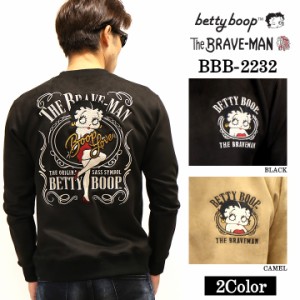 起毛プレーティング プルオーバー THE BRAVEMAN×BETTY BOOP ブレイブマン ベティ・ブープ bbb-2232