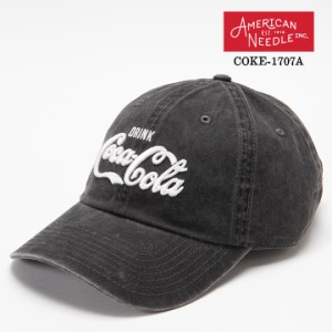 AMERICAN NEEDLE アメリカンニードル Coca-Cola コカコーラ Coke Logo CAP キャップ【Washed Slouch】coke-1707a