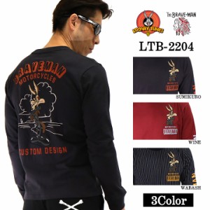 天竺 長袖Tシャツ ロンTEE THE BRAVEMAN×LOONEY TUNES ルーニーチューンズ コラボ ltb-2204