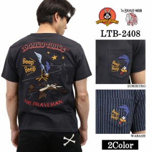 THE BRAVEMAN×LOONEY TUNES ルーニーチューンズ コラボ TEE 天竺 半袖Tシャツ ltb-2408