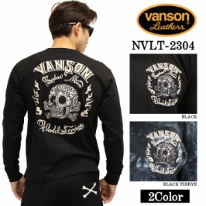 VANSON バンソン 天竺長袖Tシャツ メンズ ロンT nvlt-2304