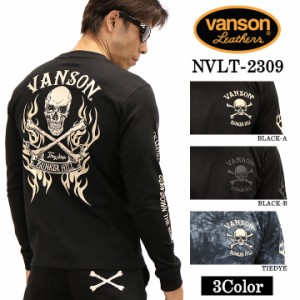 VANSON バンソン 天竺長袖Tシャツ メンズ ロンT nvlt-2309