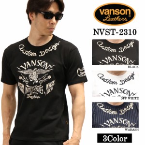 VANSON バンソン OE天竺 TEE 半袖Tシャツ nvst-2310