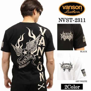 VANSON バンソン OE天竺 TEE 半袖Tシャツ nvst-2311