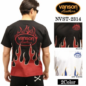 VANSON バンソン 天竺 半袖Tシャツ nvst-2314