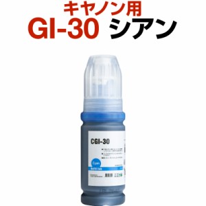 キャノン canon インク 互換インク GI-30 シアン 染料 G7030 G6030 G5030 インクカートリッジ 生産工場 ISO9001認証 ISO14001認証