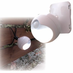 809994　防雨LEDセンサーライト ASL-3302　防犯ライト 玄関ライト LED 自動点灯 防水 電池式