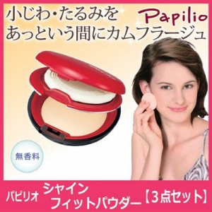 808412　Papilio パピリオ シャインフィットパウダー 3点セット　パウダーファンデーション