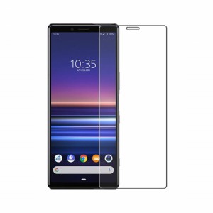 Xperia 1(エクスペリア ワン） SO-03L 強化ガラス 液晶保護フィルム ガラスフィルム 耐指紋 撥油性 表面硬度 9H 業界最薄0.3mmのガラスを