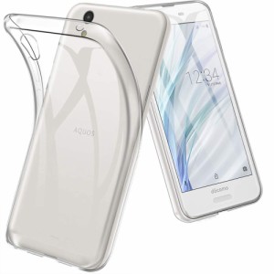 AQUOS sense2 SH-01L/SHV43/SH-M08 スマホケース クリアケース TPU 耐衝撃