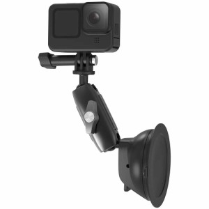 アクションカメラ GoPro Insta360 対応 吸盤マウント カメラカーマウント サクションカップマウント フロントガラス等ホルダー車載マウン