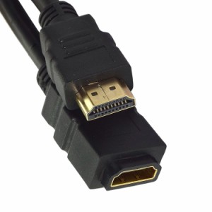 HDMI 延長ケーブル 金メッキ 60/50cm HDMIタイプA オス-メス 接続コード AV ビジュアル