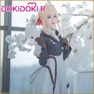 高品質 高級コスプレ衣装 ヴァイオレット・エヴァーガーデン 風 オーダーメイド コスチューム Violet Evergarden Cosplay Costume Women