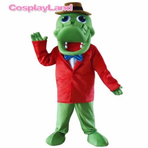 高品質 高級コスプレ衣装 着ぐるみ クロコダイル ワニ 風 マスコット イベント 催事などにどうぞ Crocodile Alligator Mascot Costume