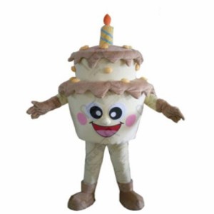 高品質 高級コスプレ衣装 着ぐるみ バースデーケーキ 風 マスコット イベント 催事などにどうぞ Halloween Birthday Cakes Mascot Costum