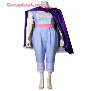 高品質 高級コスプレ衣装 ディズニー トイ・ストーリー4 風  Movie Toy Story 4 Bo Peep Cosplay Outfit Babia Costume Suit