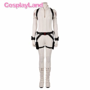 高品質 高級コスプレ衣装 ブラック・ウィドウ 風 コスチューム ハロウィン Black Widow White Costume