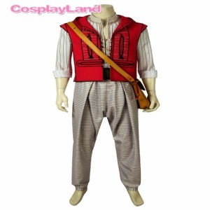 高品質 高級コスプレ衣装 アラジン 風 Movie Aladdin Costume Cosplay Halloween Costumes Aladdin Prince Mena Massoud