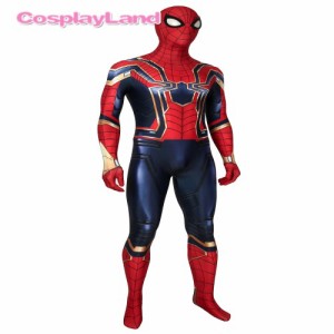 高品質 高級コスプレ衣装 スパイダーマン 風 ジャケット ボディースーツ コスチューム Avengers Endgame Spiderman Cosplay Costume