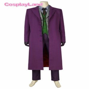高品質 高級コスプレ衣装 ジョーカー 風 オーダーメイド Batman The Dark Knight Joker Cosplay Costume