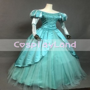 高品質 高級コスプレ衣装 ディズニー リトルマーメイド 風 アリエル タイプ ウェデイング ドレス The little Mermaid Ariel Cosplay Cost