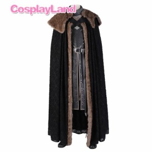 高品質 高級コスプレ衣装 ゲーム・オブ・スローンズ 風 オーダーメイド ドレス Game of Thrones Season 8 Jon Snow Cosplay Costume 